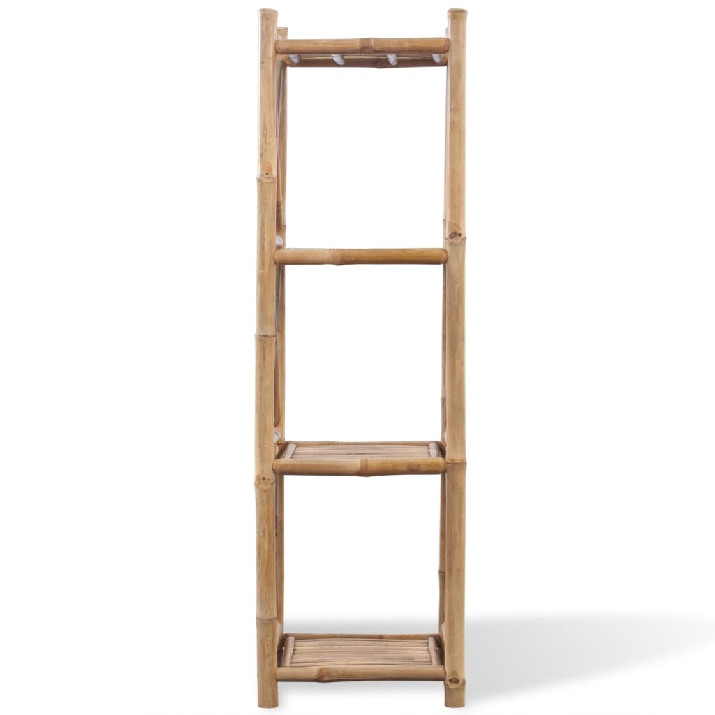 Firkantet bambusreol med 4 niveauer