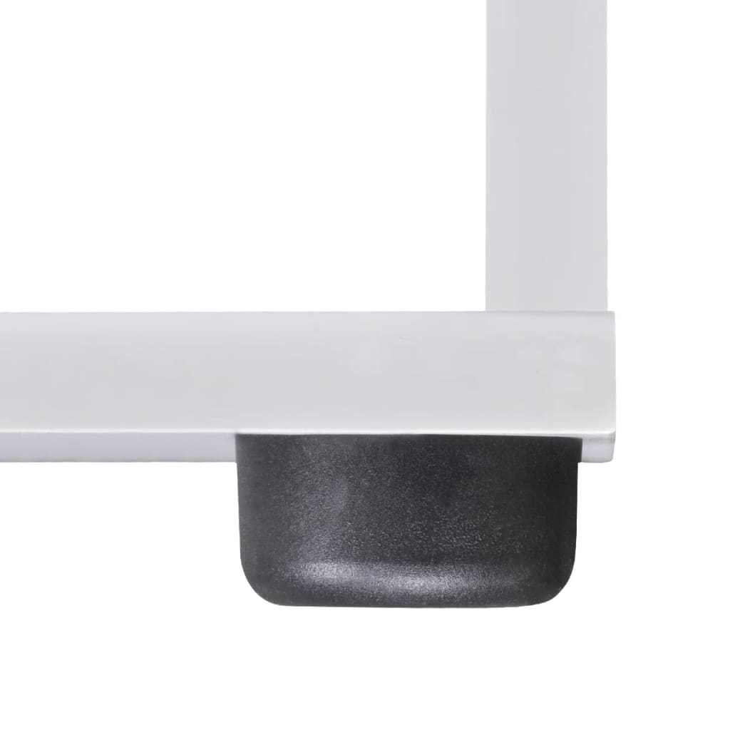 trappeformet bogreol/displayhylde 107 cm hvid