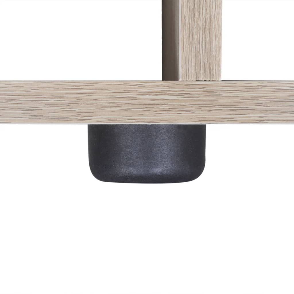 trappeformet bogreol/displayhylde 107 cm egetræsfarve