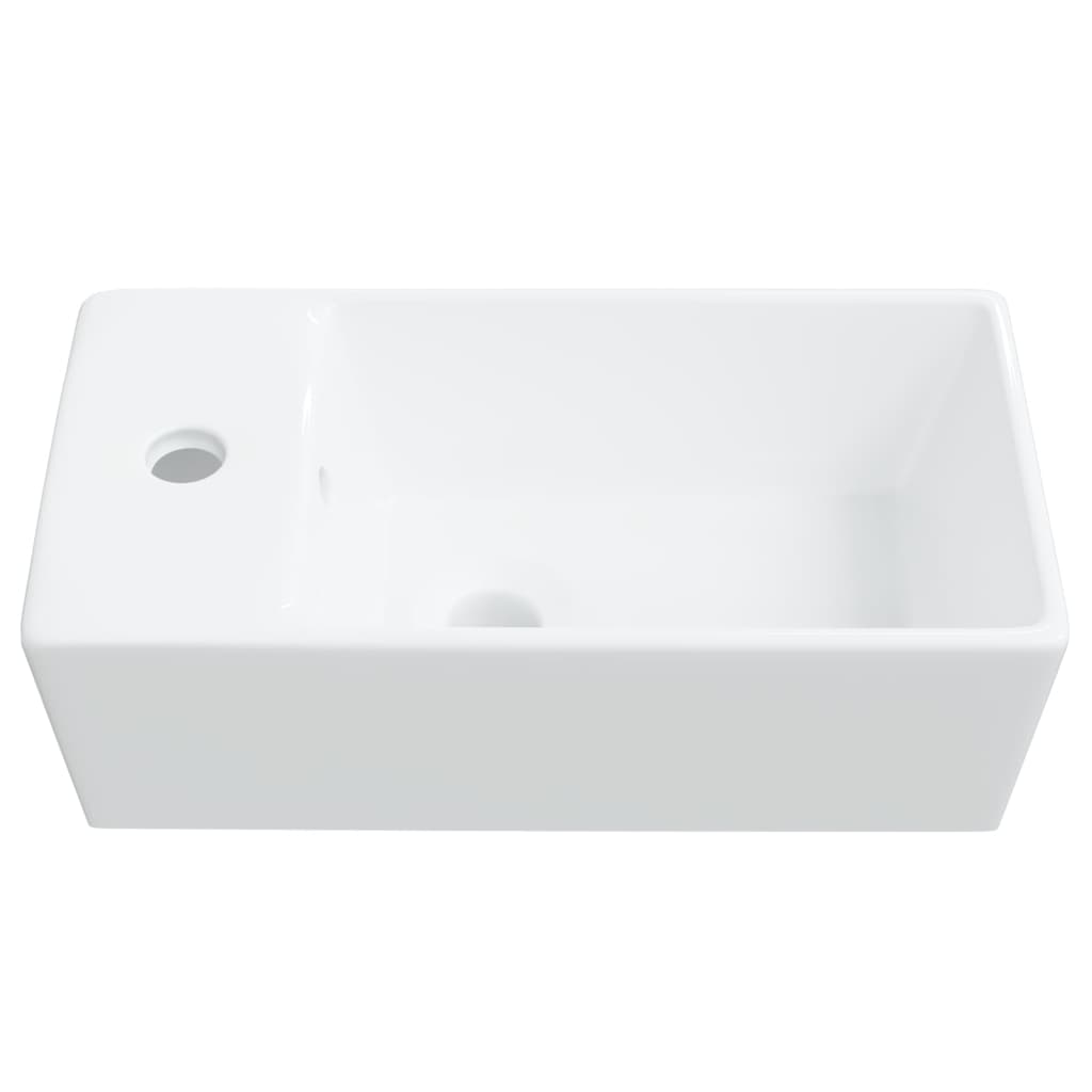håndvask hvid 48x25x15 cm keramik