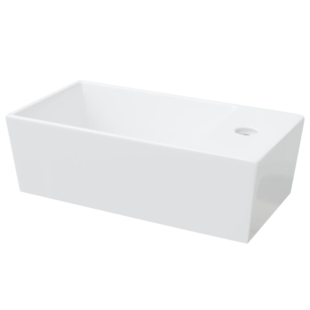 håndvask hvid 48x25x15 cm keramik