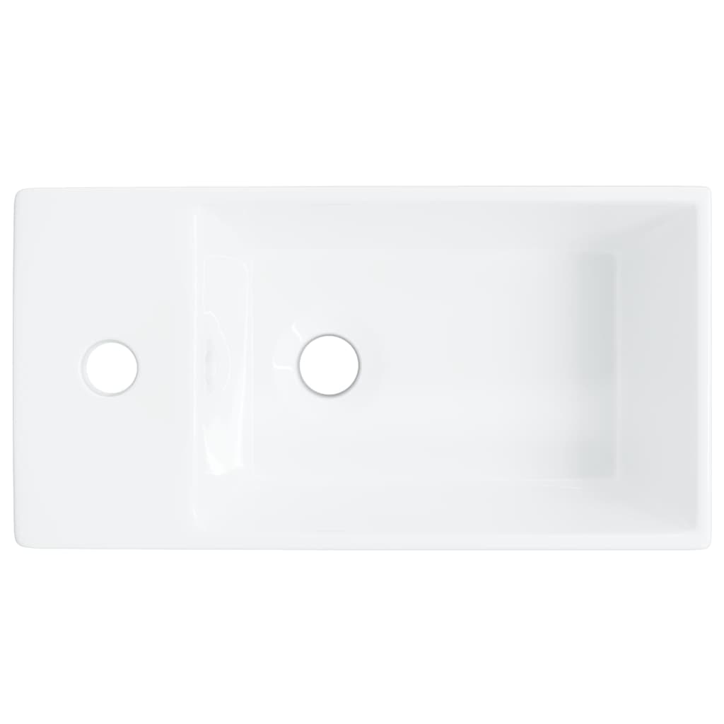 håndvask hvid 48x25x15 cm keramik