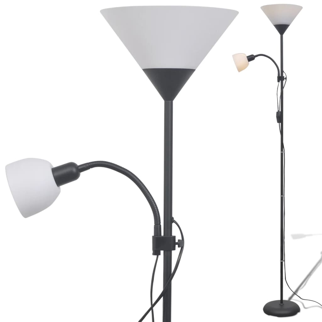 gulvlampe sort