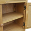 skænk 90x33,5x83 cm massivt egetræ
