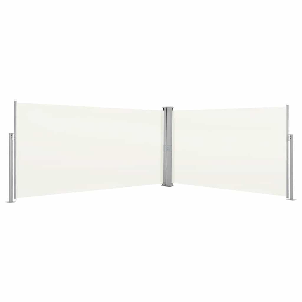 sammenrullelig læskærm 160 x 600 cm cremefarvet