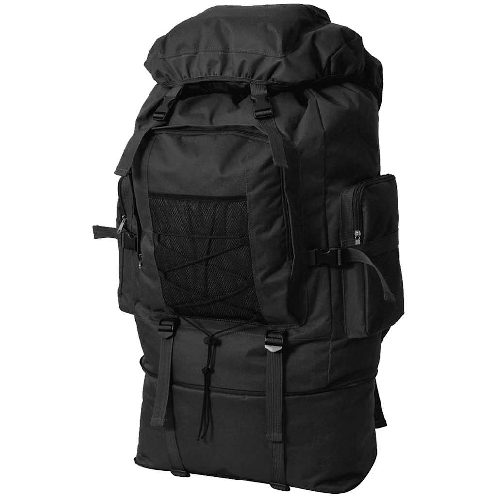 rygsæk i army-style XXL 100 l sort