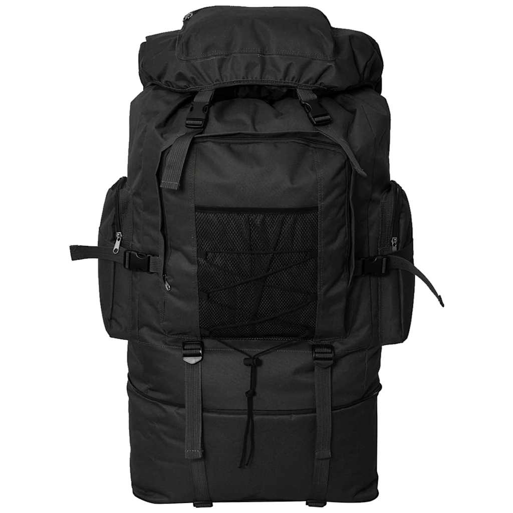 rygsæk i army-style XXL 100 l sort
