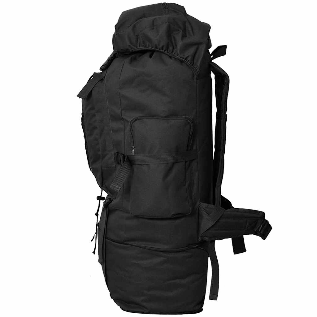 rygsæk i army-style XXL 100 l sort