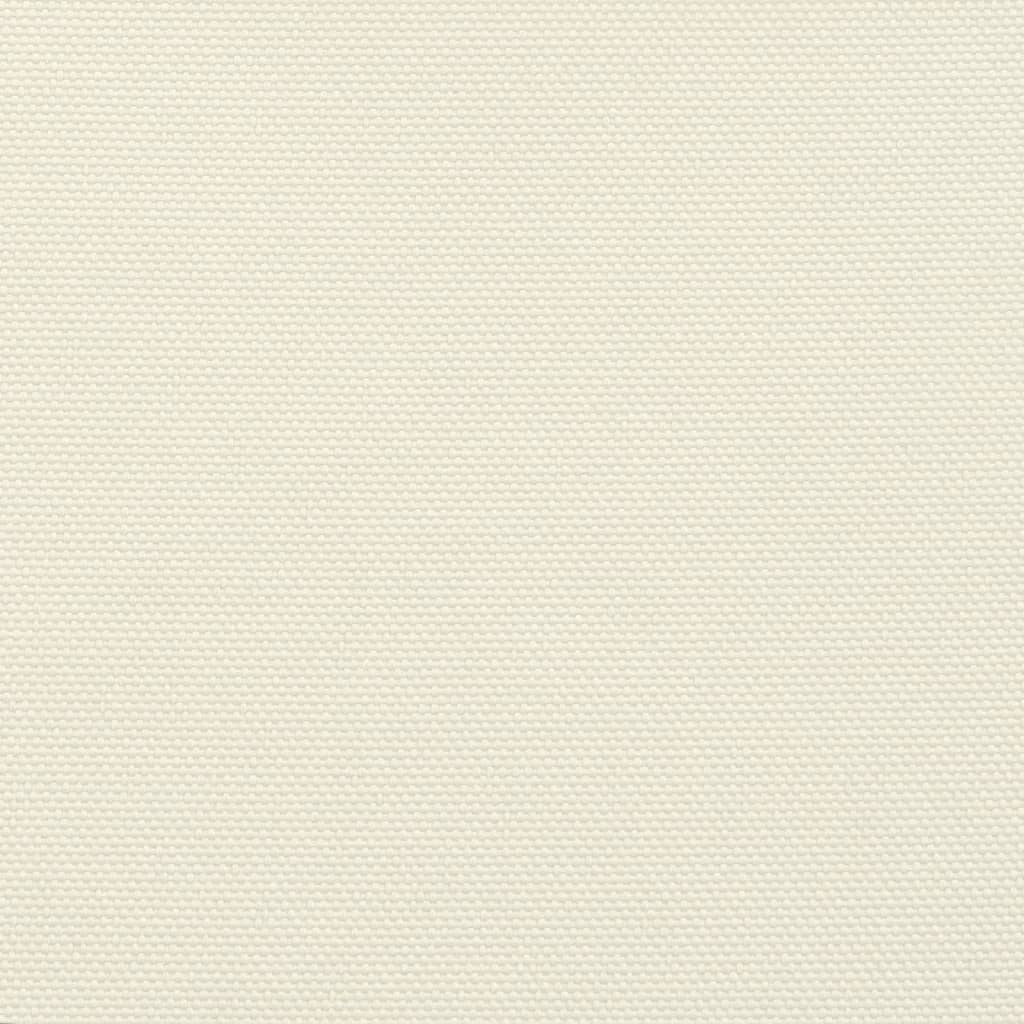 solsejl Oxfordsof trekantet 5 x 5 x 5 m cremefarvet