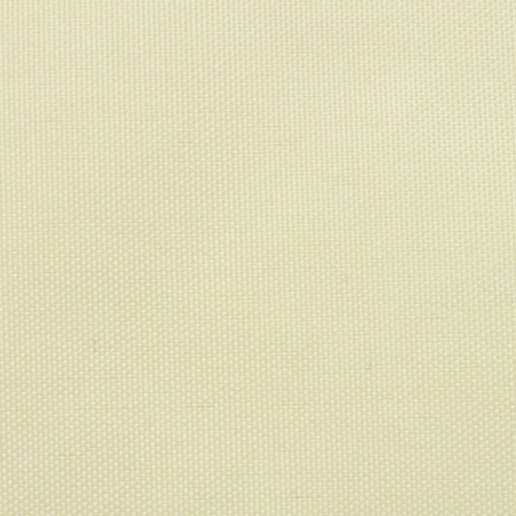 balkonafskærmning oxford-stof 90x600 cm cremefarvet