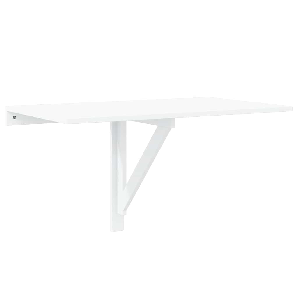 foldbart vægbord 100x60 cm hvid