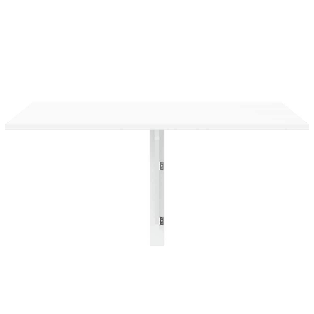 foldbart vægbord 100x60 cm hvid
