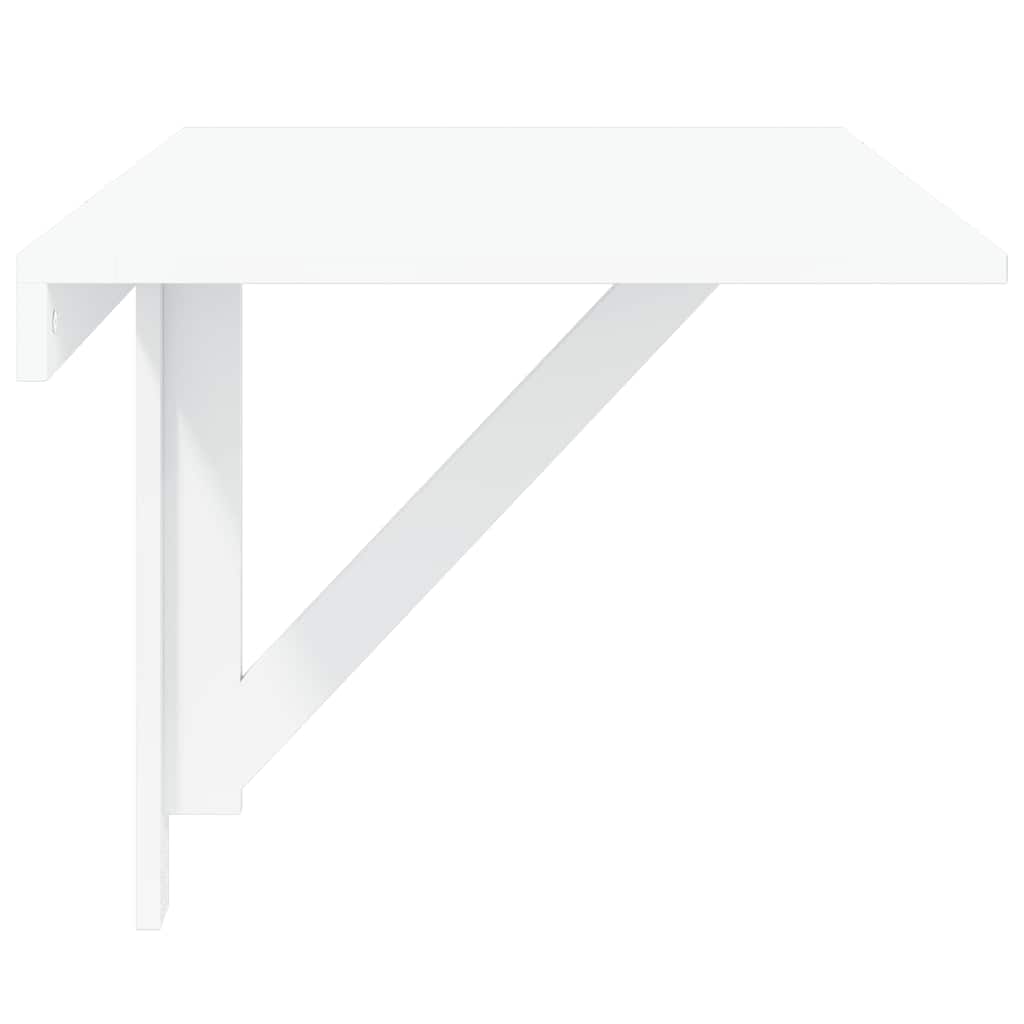 foldbart vægbord 100x60 cm hvid