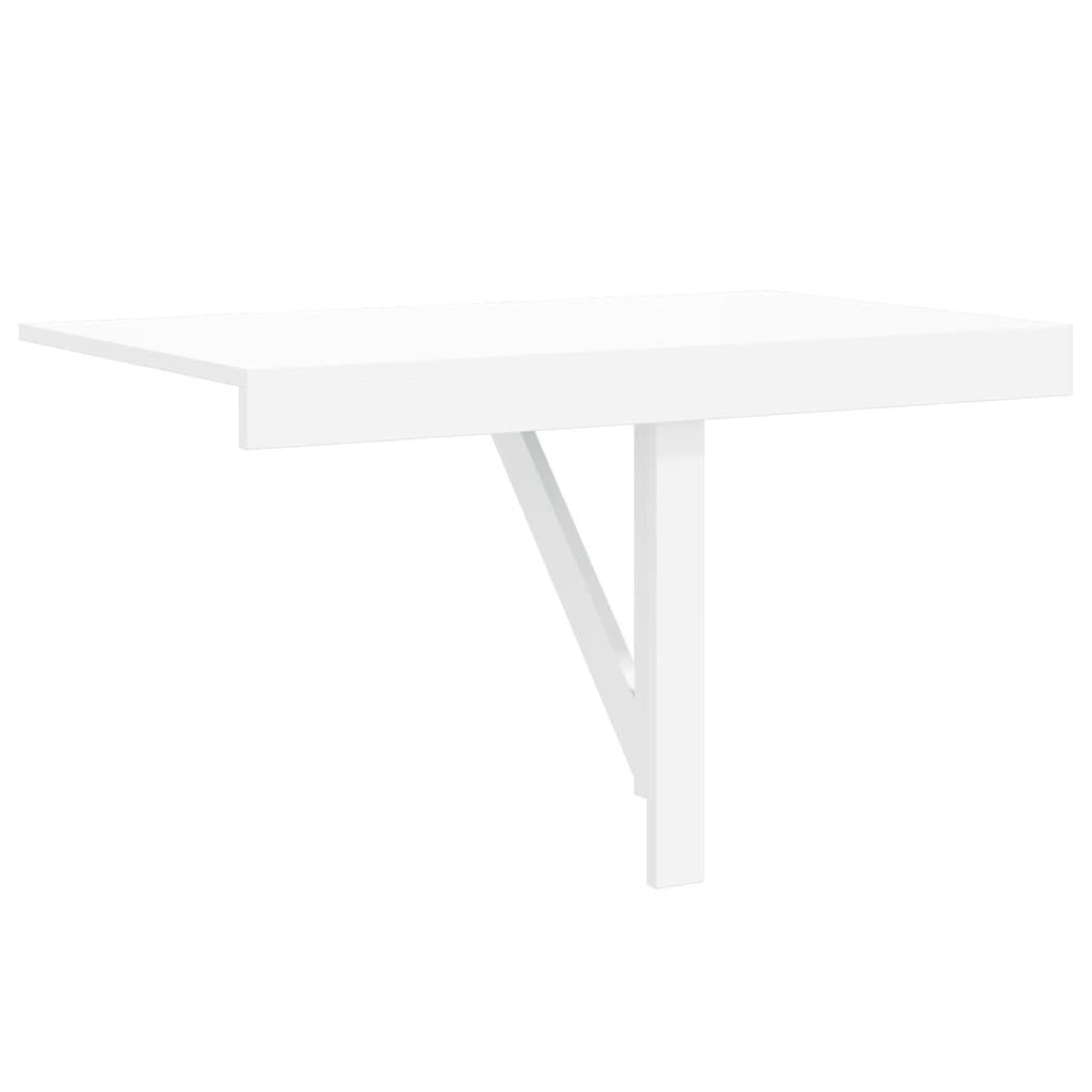 foldbart vægbord 100x60 cm hvid