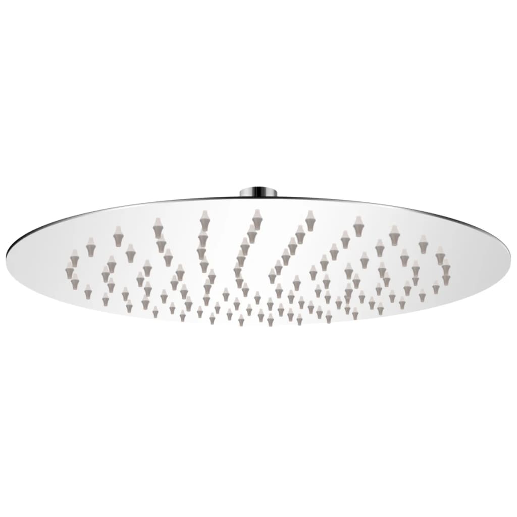 Brusehoved rustfrit stål 25 cm rund