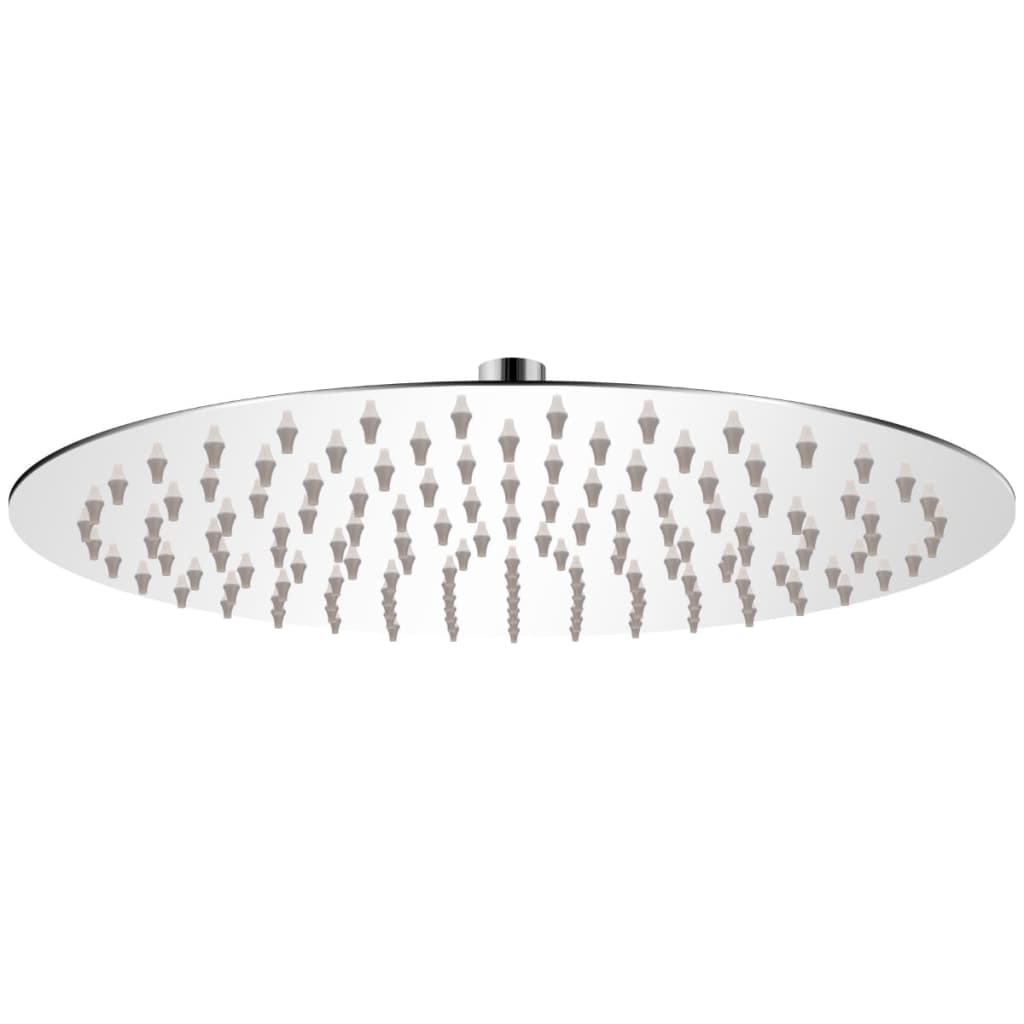 Brusehoved rustfrit stål 30 cm rund