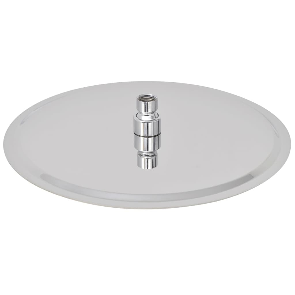 Brusehoved rustfrit stål 30 cm rund