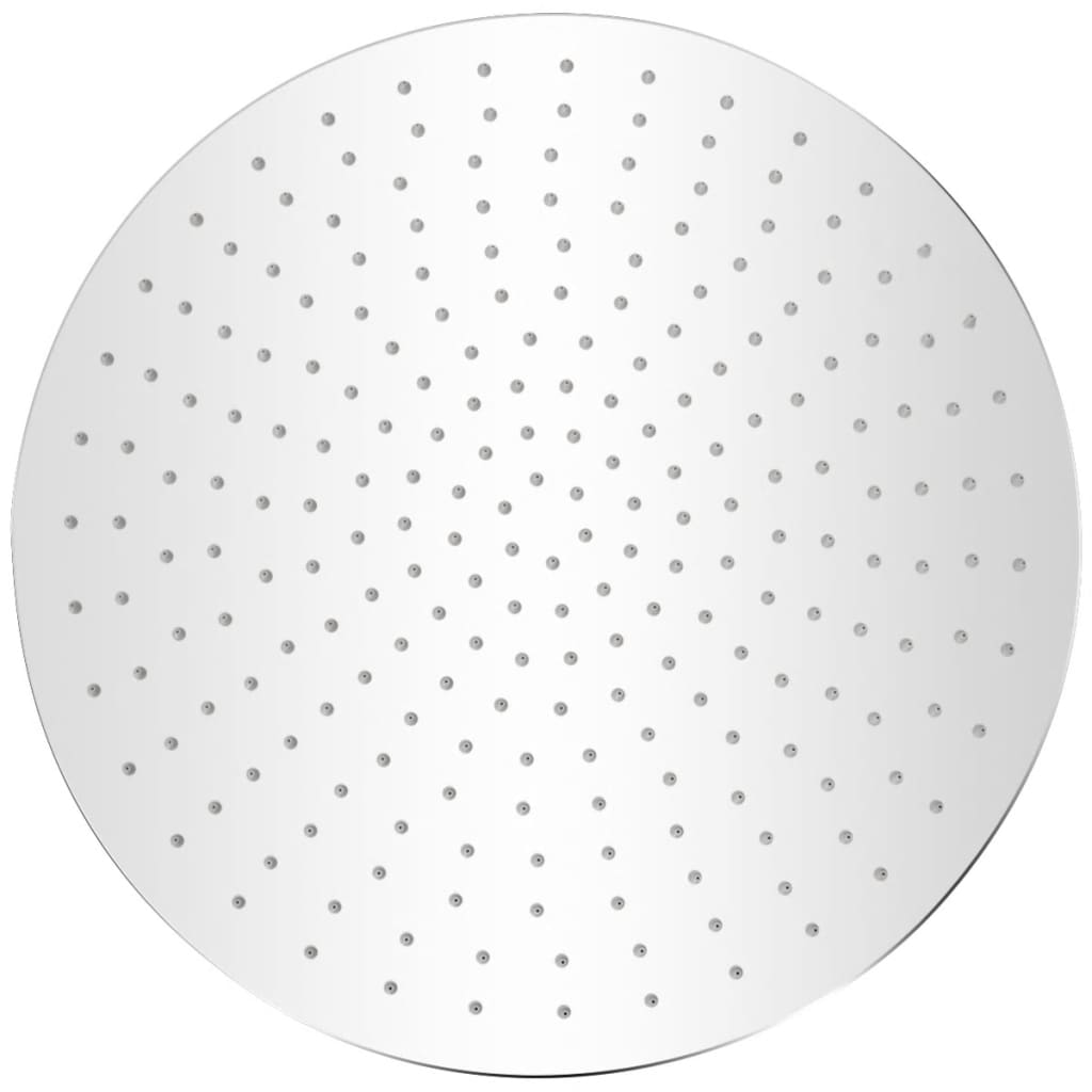 Brusehoved rustfrit stål 40 cm rund