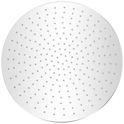 Brusehoved rustfrit stål 40 cm rund