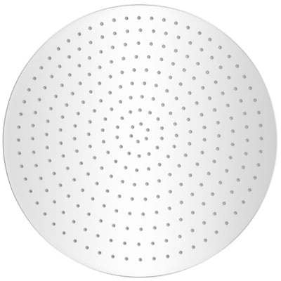 Brusehoved rustfrit stål 50 cm rund