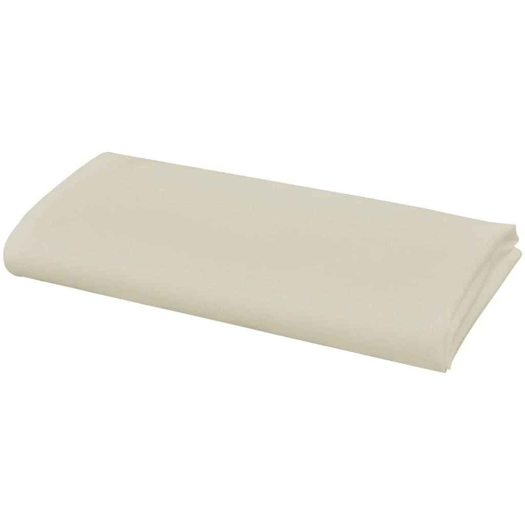 middagsservietter 100 stk. cremefarvet 50x50 cm