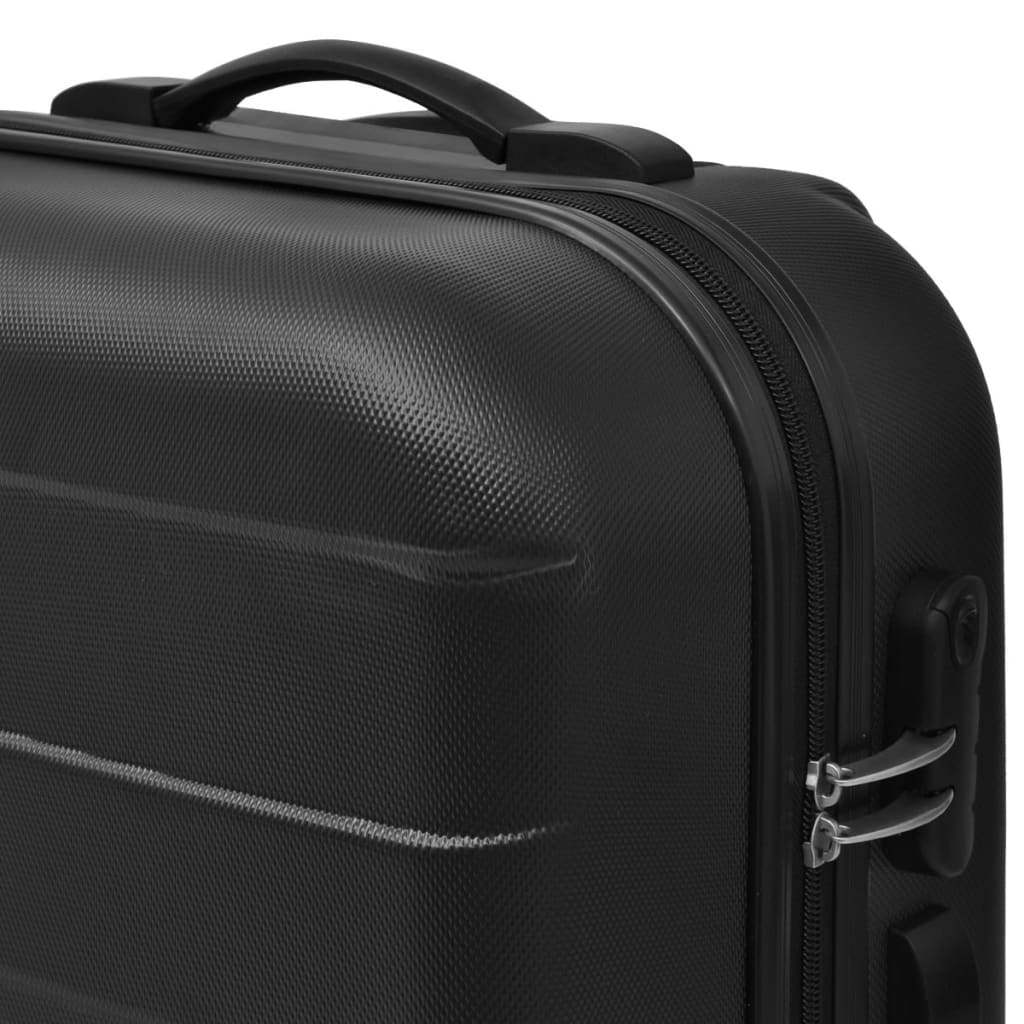 hardcase trolleysæt 45,5/55/66 cm sort