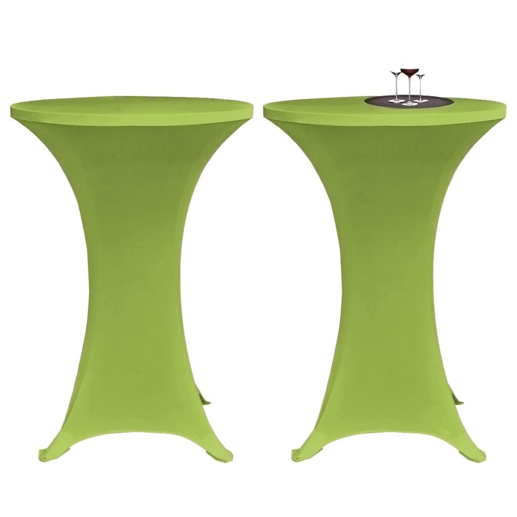 bordovertræk i stretch 2 stk. 60 cm grøn