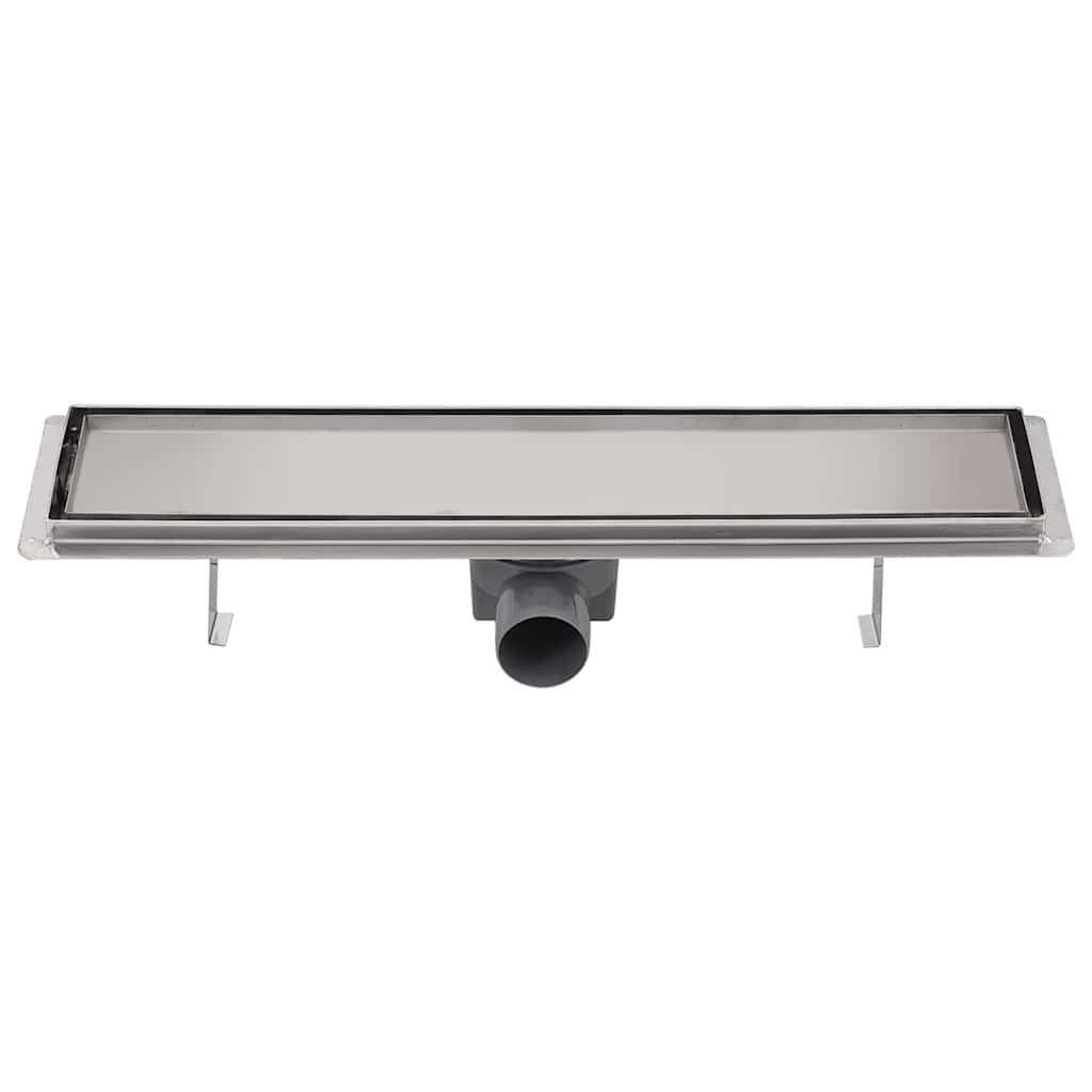 Lineært bruseafløb 530x140 mm rustfrit stål