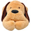 tøjdyr hund 80 cm plysstof brun
