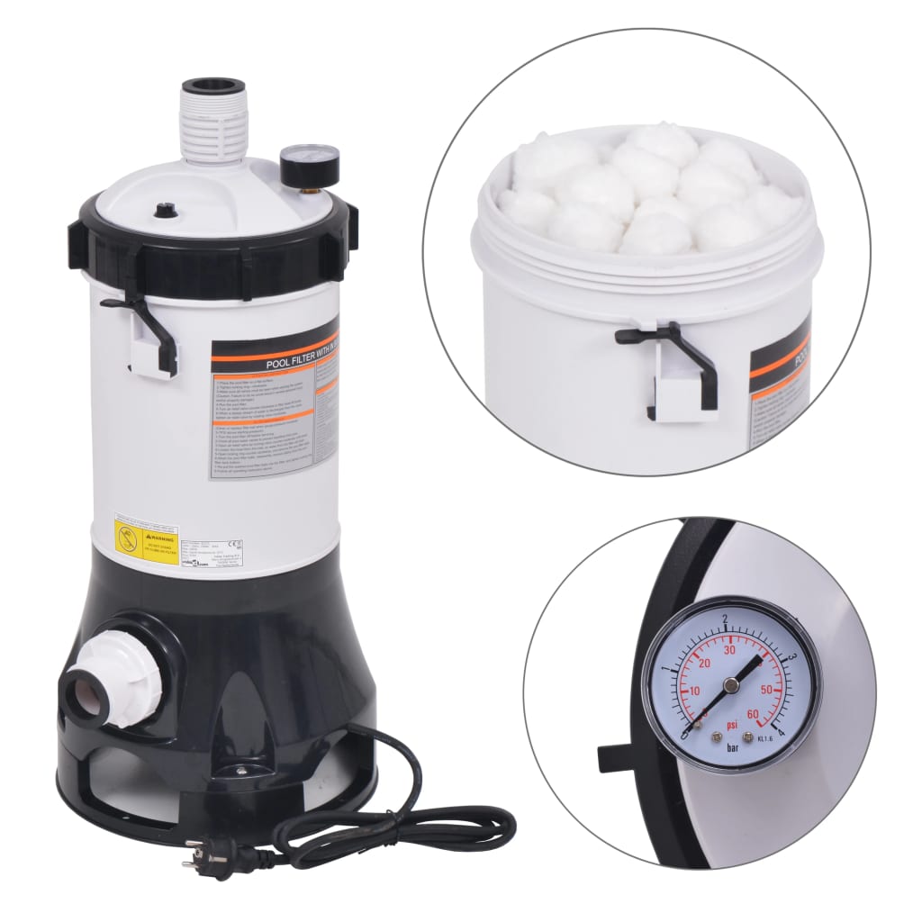 filterpumpe til pools 185 W 4,4 m³/t