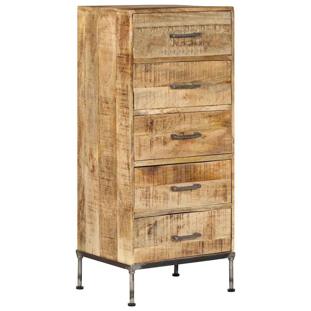 kommode massivt mangotræ 45 x 35 x 106 cm