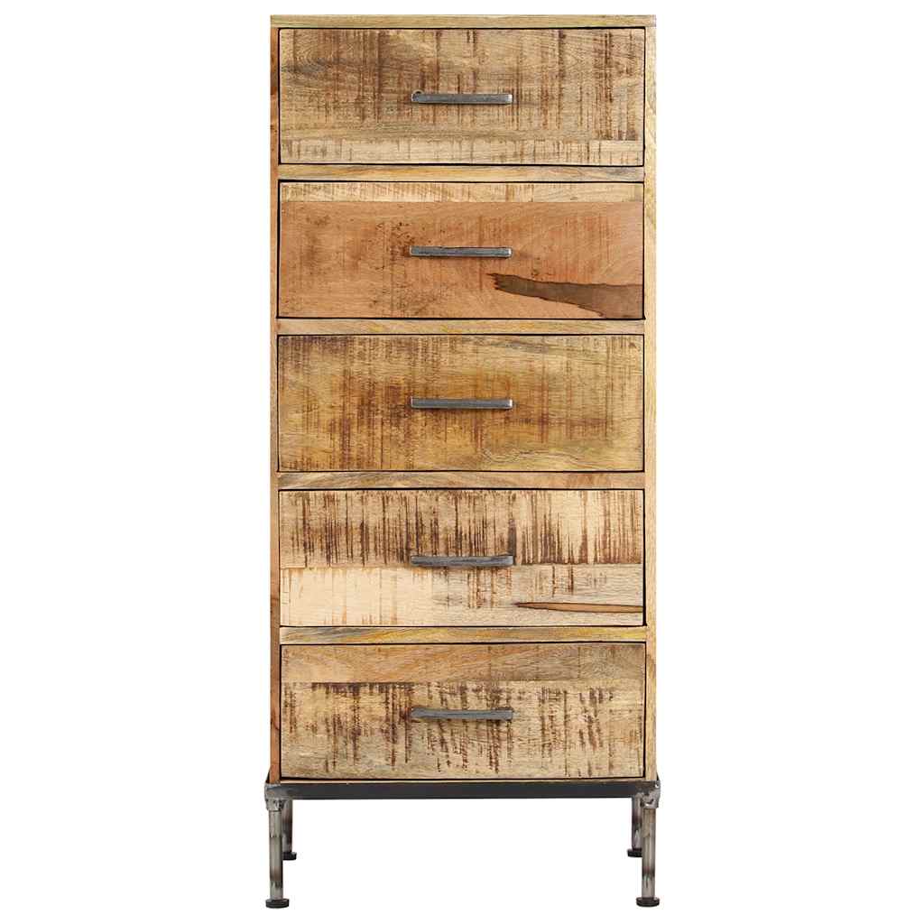 kommode massivt mangotræ 45 x 35 x 106 cm