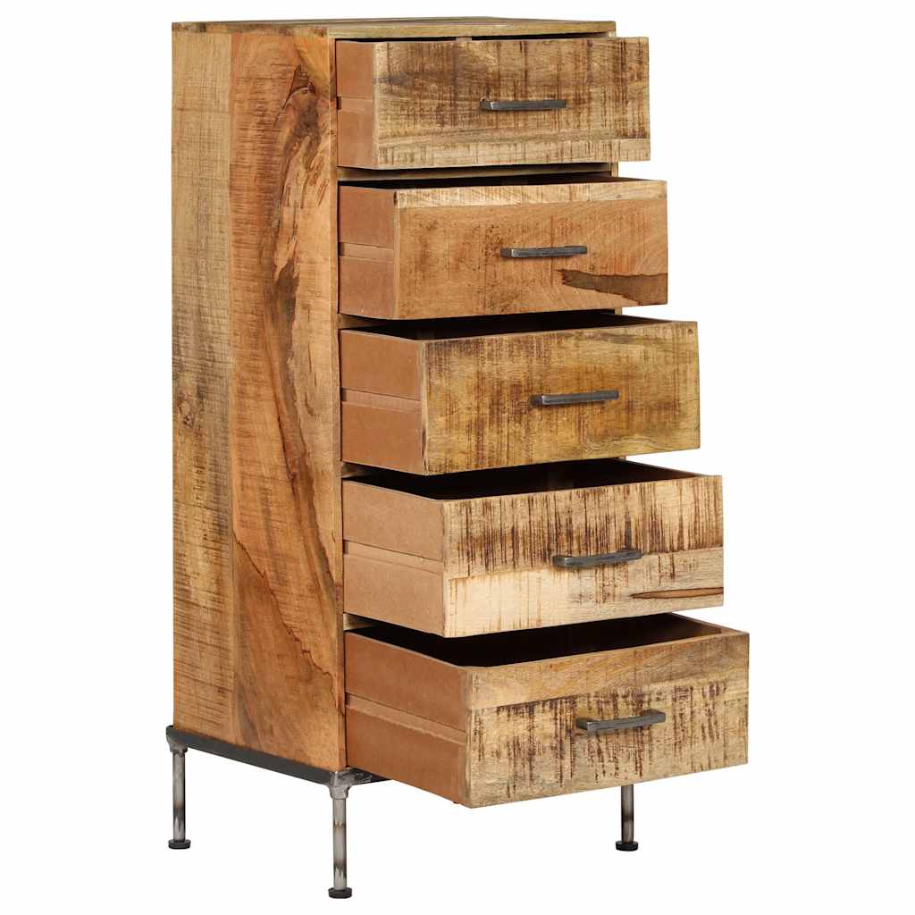 kommode massivt mangotræ 45 x 35 x 106 cm