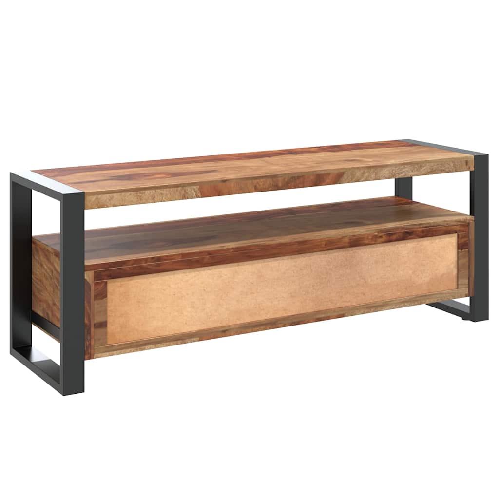 tv-skab massivt akacietræ 120 x 35 x 45 cm