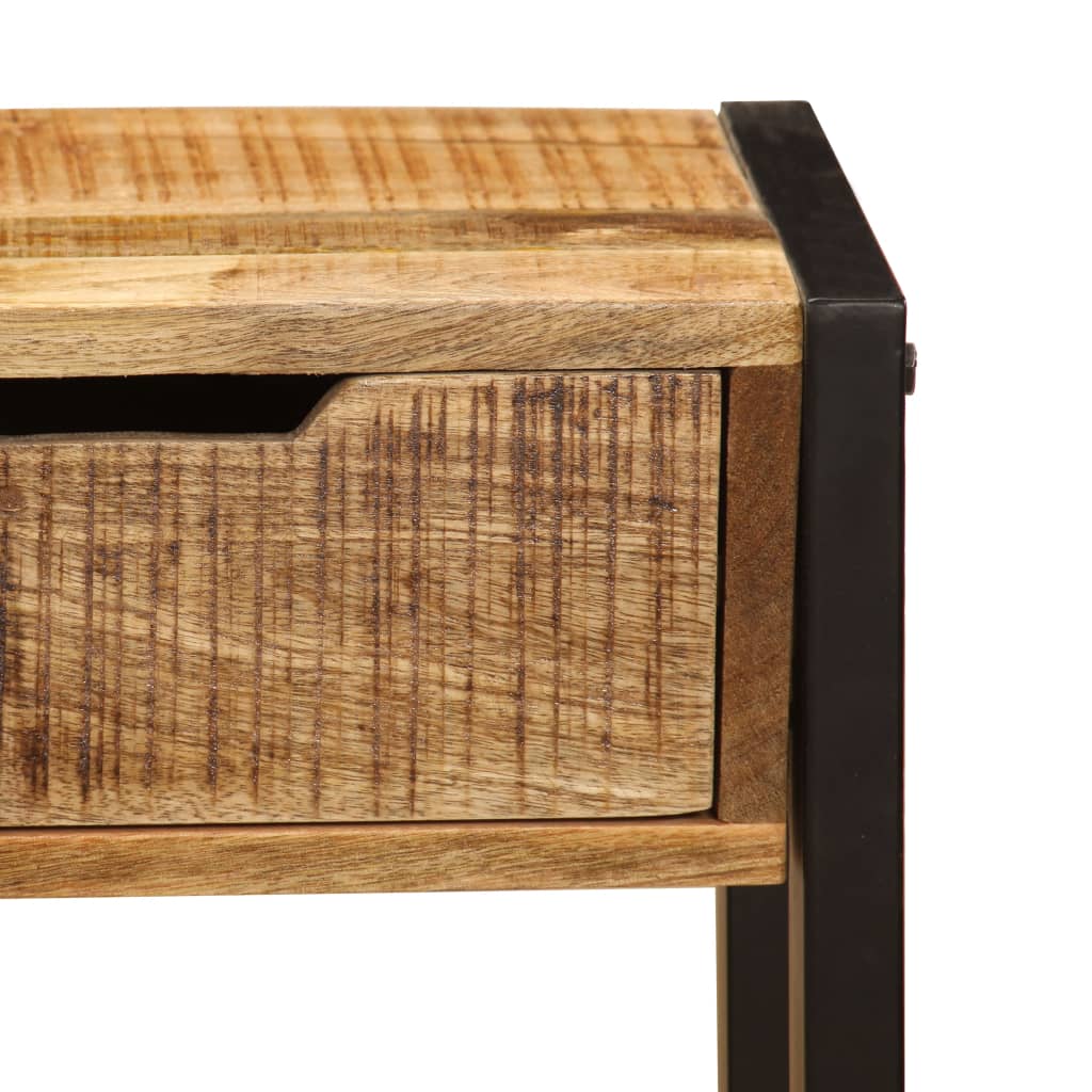 skænk med 3 skuffer 110x35x75 cm massivt mangotræ
