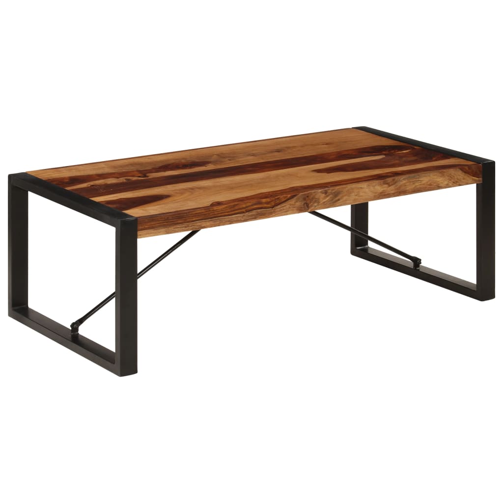 sofabord 120 x 60 x 40 cm massivt akacietræ