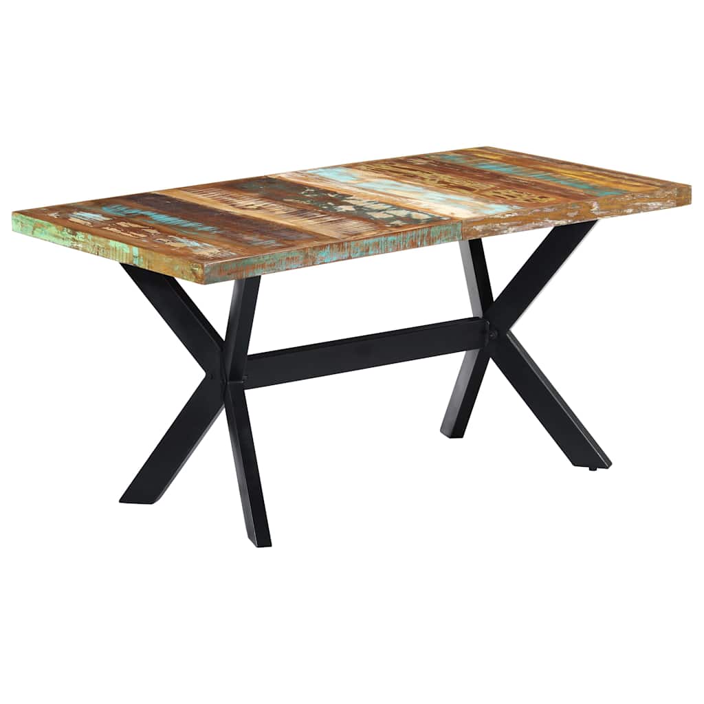 spisebord 160x80x75 cm massivt genanvendt træ