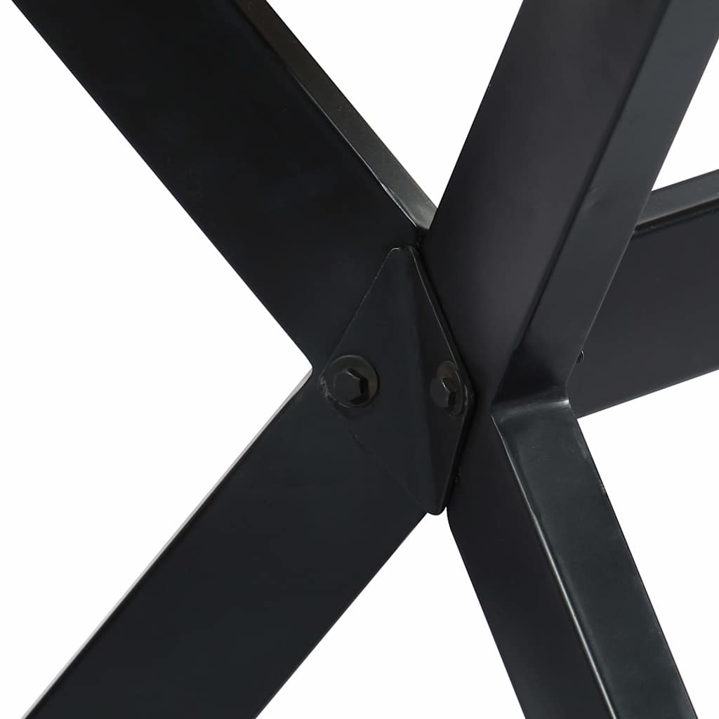 spisebord 120 x 60 x 75 cm massivt mangotræ hvid