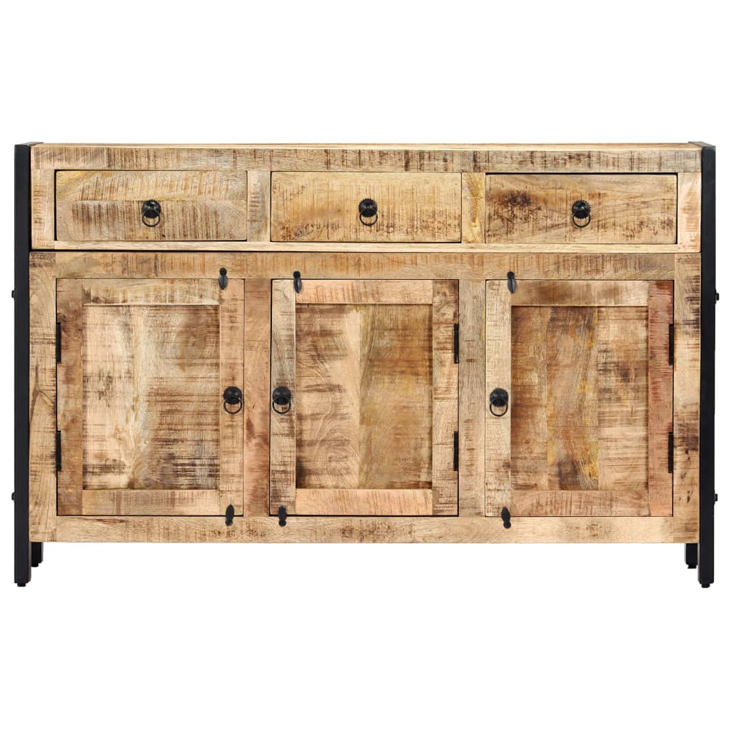 skænk 120 x 35 x 76 cm massivt mangotræ