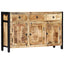 skænk 120 x 35 x 76 cm massivt mangotræ