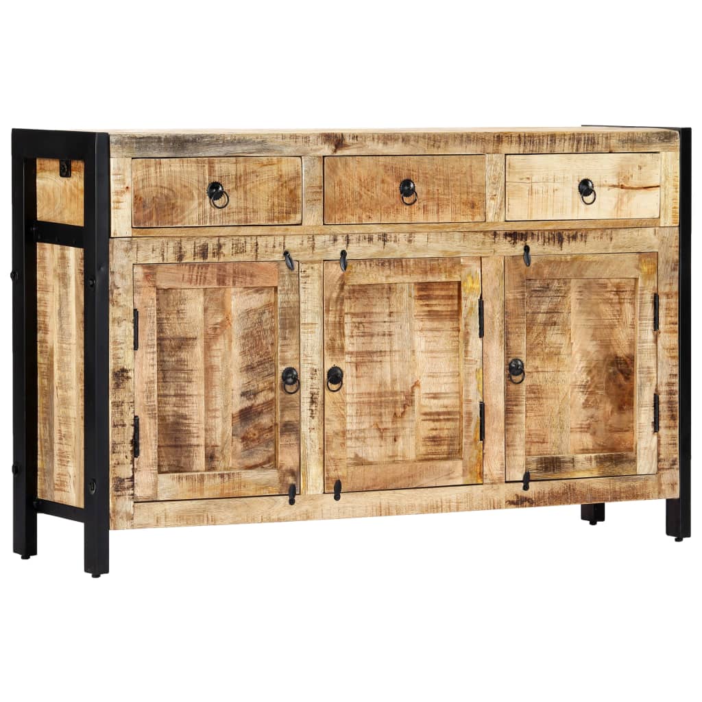 skænk 120 x 35 x 76 cm massivt mangotræ