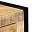 skænk 120 x 35 x 76 cm massivt mangotræ