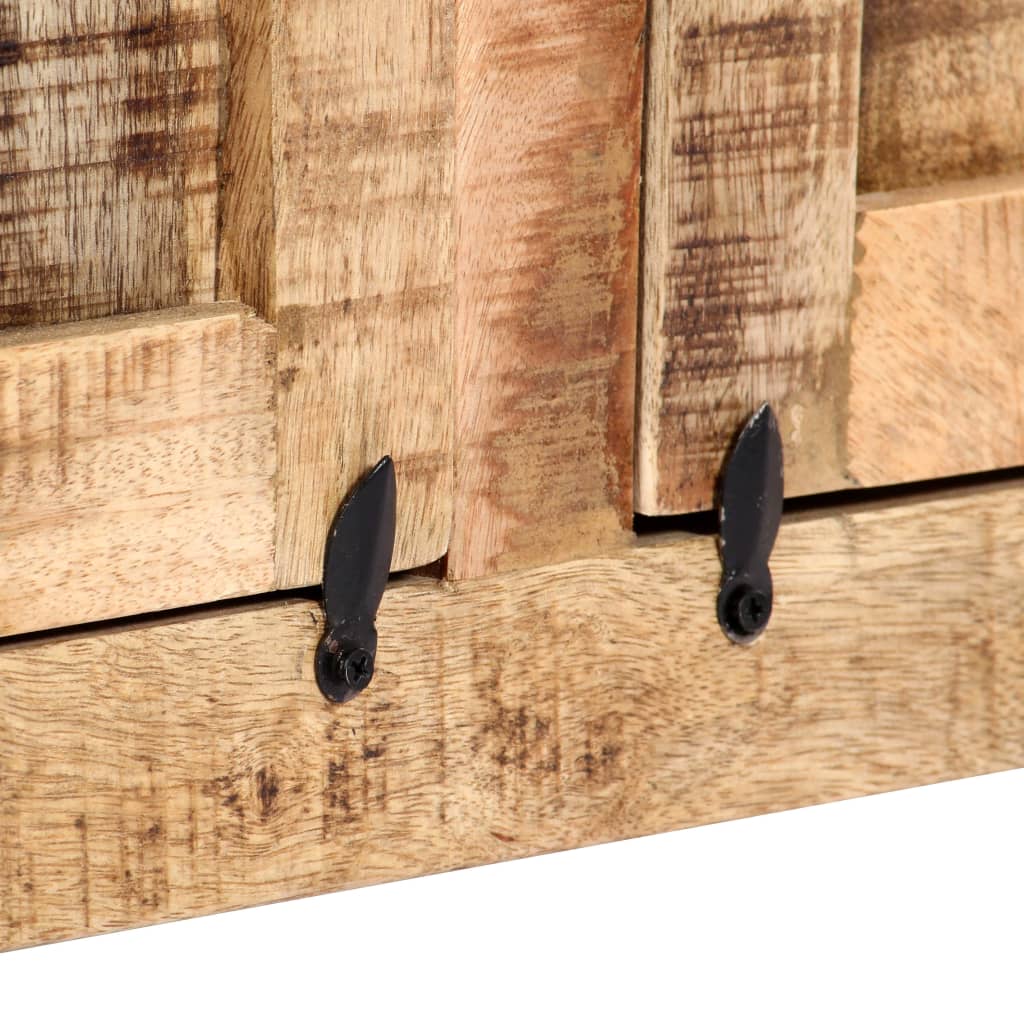 skænk 120 x 35 x 76 cm massivt mangotræ