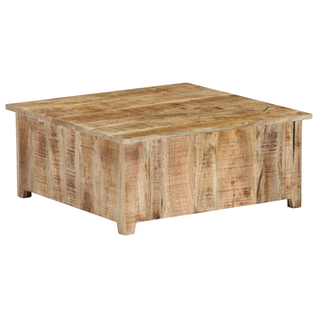 sofabord 70x70x30 cm massivt mangotræ