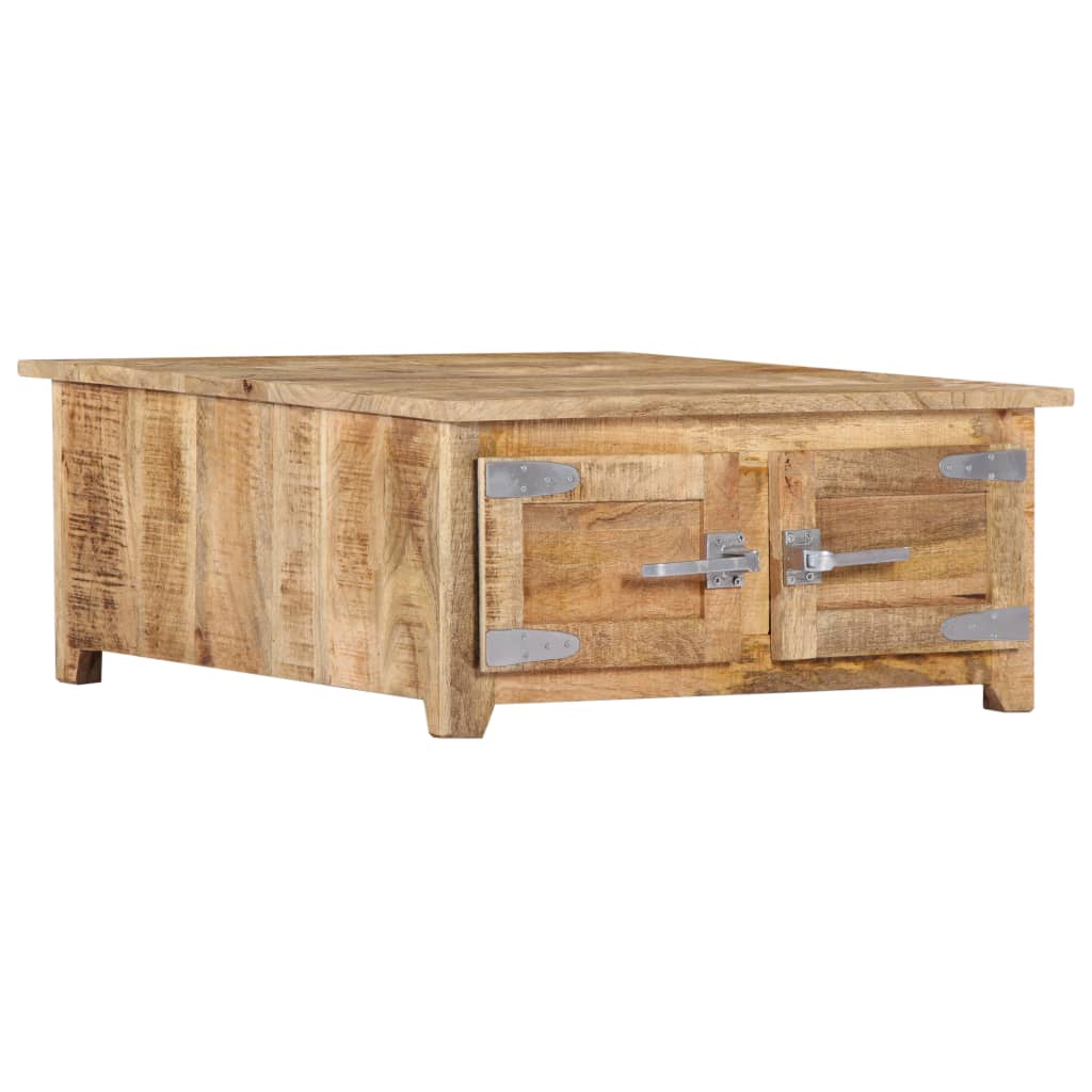 sofabord 70x70x30 cm massivt mangotræ