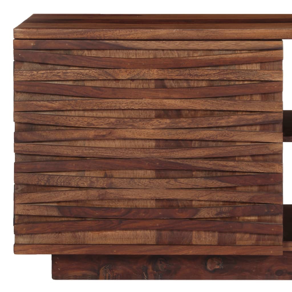 tv-skab 120x30x40 cm massivt akacietræ