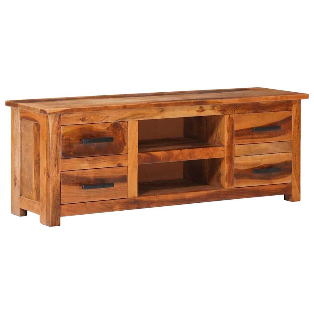 tv-bord 110x30x40 cm massivt træ