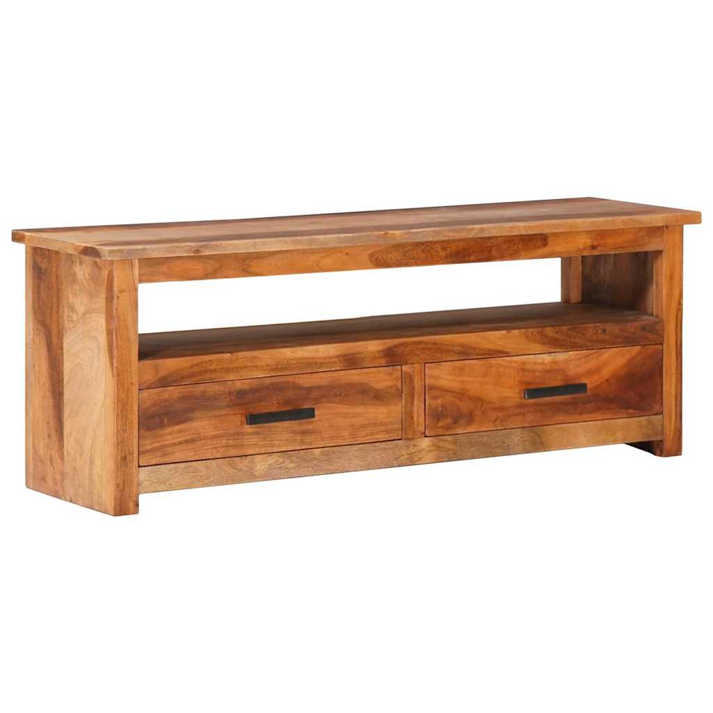 tv-bord 118x30x40 cm massivt træ