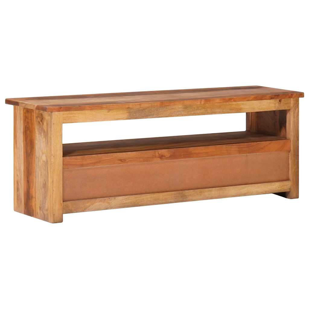 tv-bord 118x30x40 cm massivt træ
