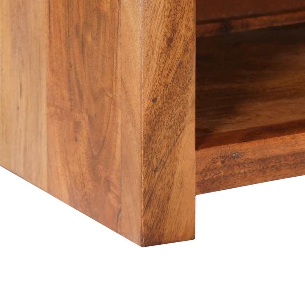 bogreol 50x30x100 cm massivt træ